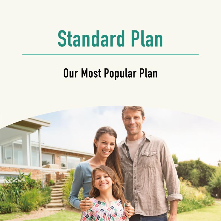 Standard Plan Our Most Popukar Plan