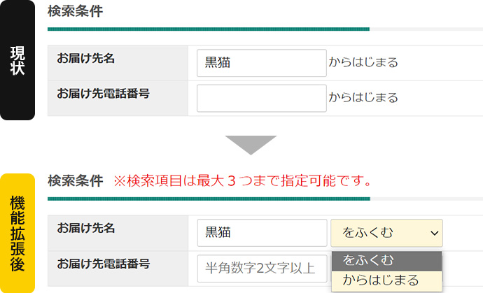 検索方法の追加