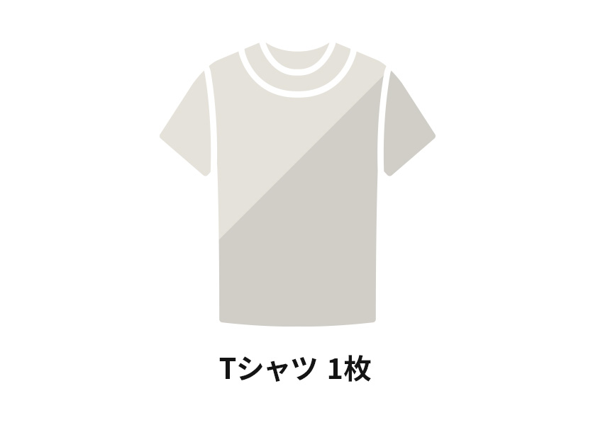 Tシャツ1枚