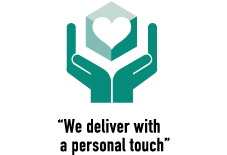 We deliver with a personal touch
