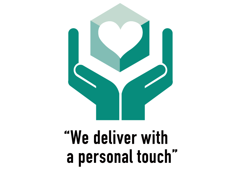 We deliver with a personal touch